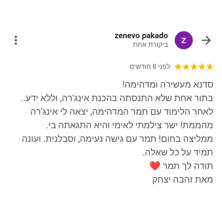 המלצה 8